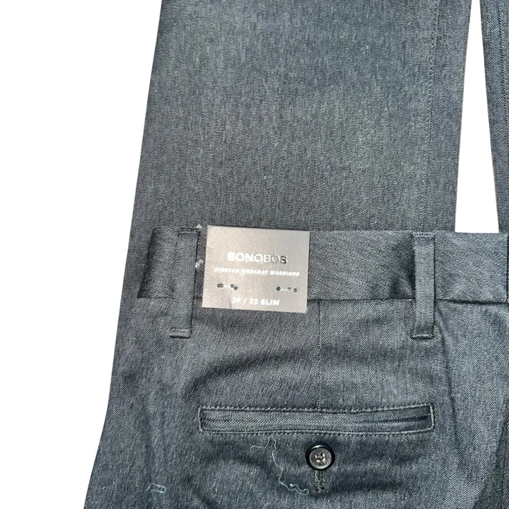 Mens Bonobos Black Pants - Picture 4 of 4